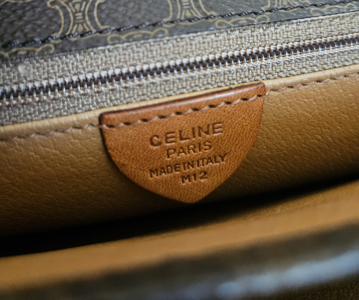 Vintage Celine Macadam Clutch