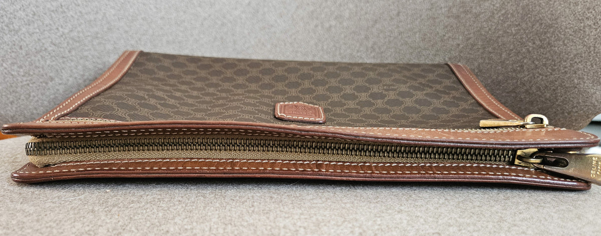 Vintage Celine Macadam Clutch Bag