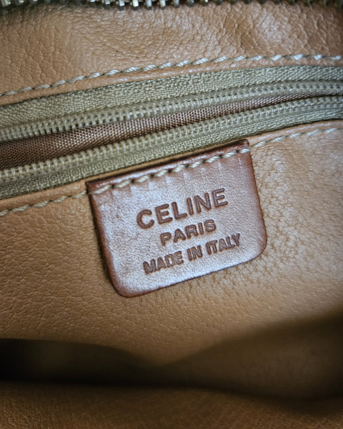 Vintage Celine Macadam Clutch Bag
