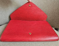 Louis Vuitton Vintage Art Deco Epi Leather Clutch