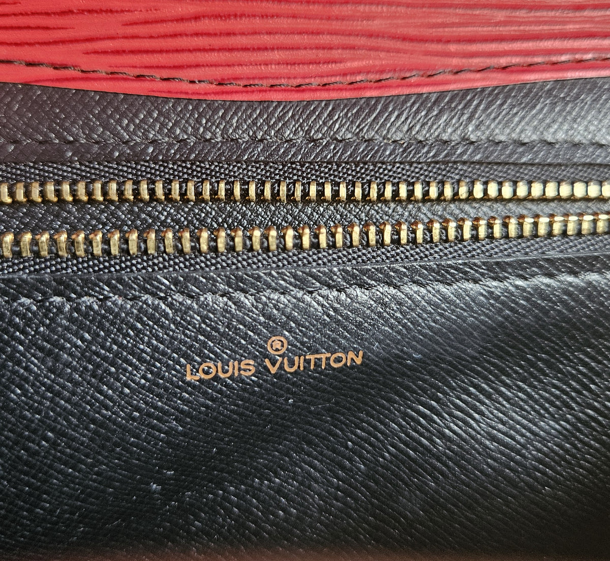 Louis Vuitton Vintage Art Deco Epi Leather Clutch