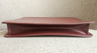 Vintage Cartier Burgundy Leather Clutch