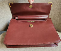 Vintage Cartier Burgundy Leather Clutch