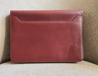 Vintage Cartier Burgundy Leather Clutch