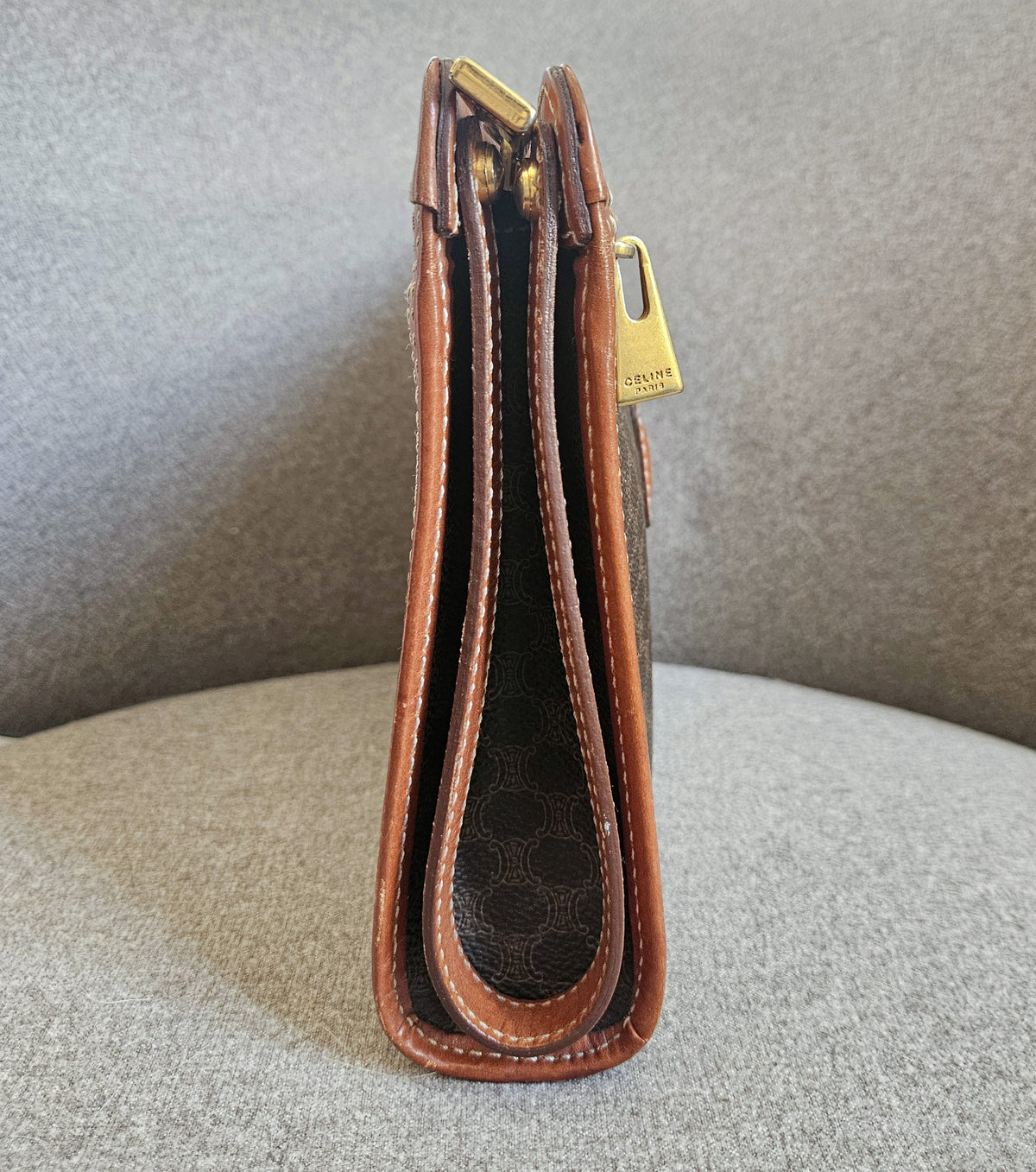 Vintage Celine Macadam Clutch Bag