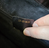 GUCCI Vintage Black Leather Shoulder Bag