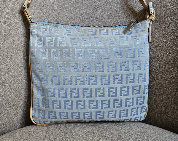 FENDI Vintage Monogram Jacquard Crossbody Bag