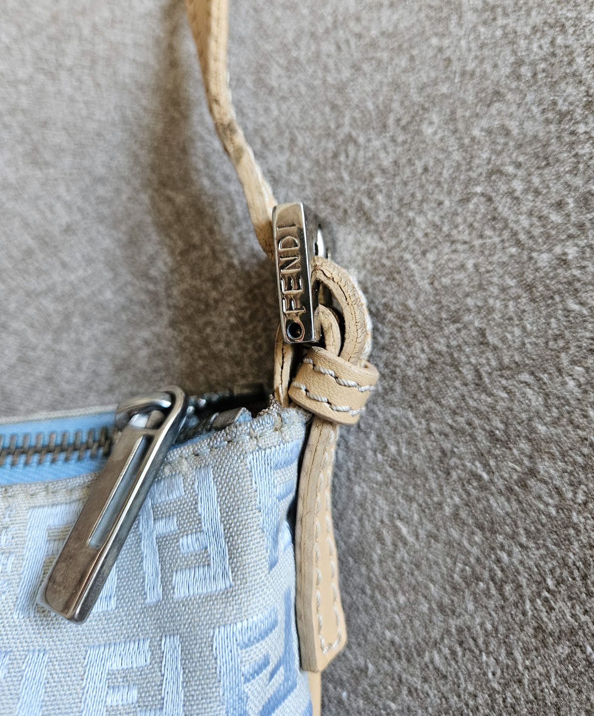 FENDI Vintage Monogram Jacquard Crossbody Bag