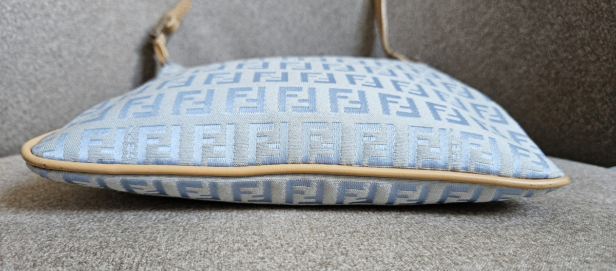 FENDI Vintage Monogram Jacquard Crossbody Bag