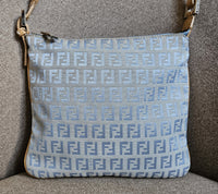 FENDI Vintage Monogram Jacquard Crossbody Bag