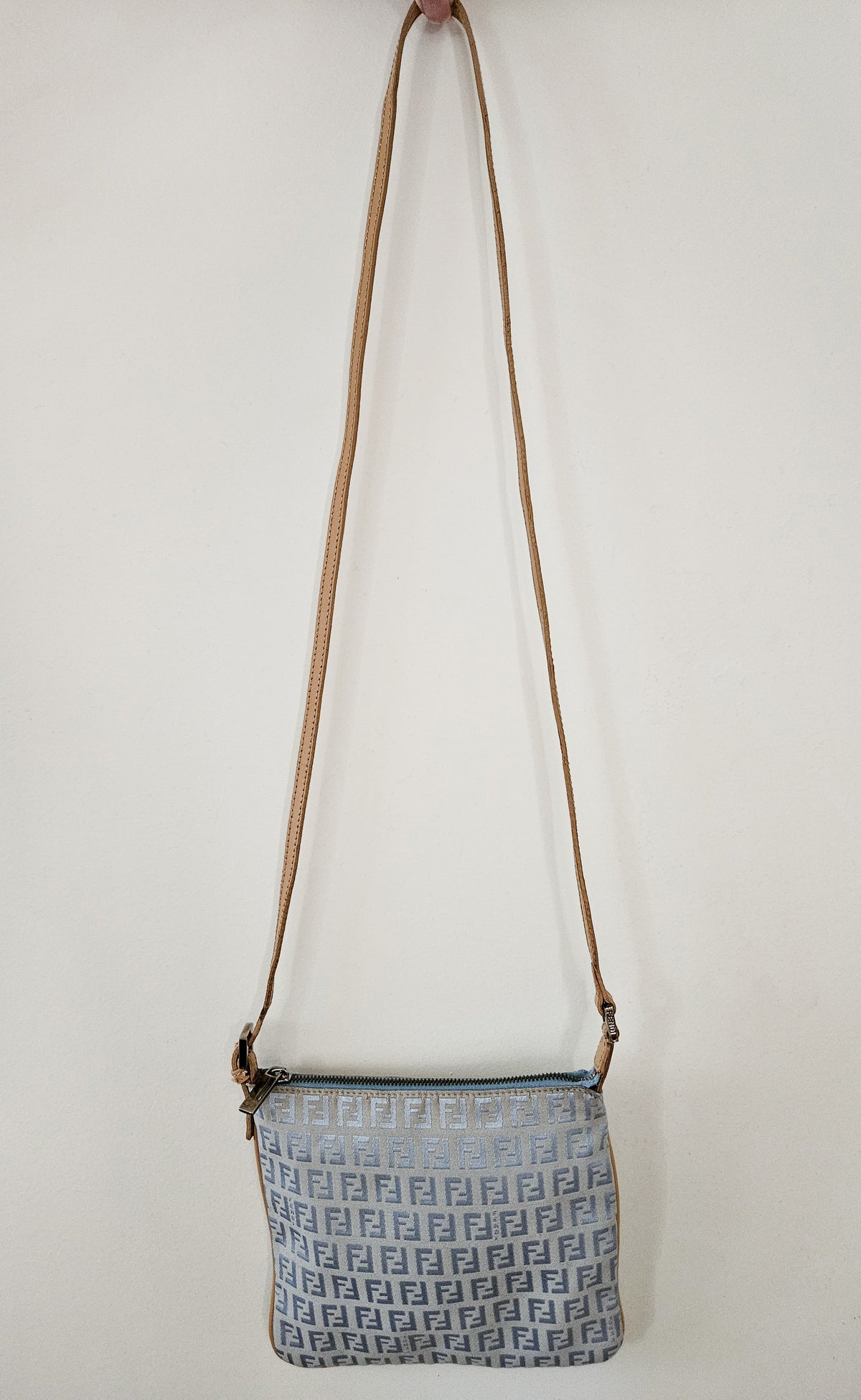 FENDI Vintage Monogram Jacquard Crossbody Bag