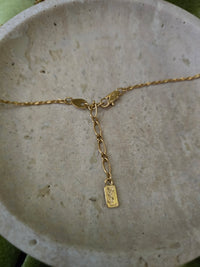 YSL Gold-Plated Holly Leaf Pendant Necklace