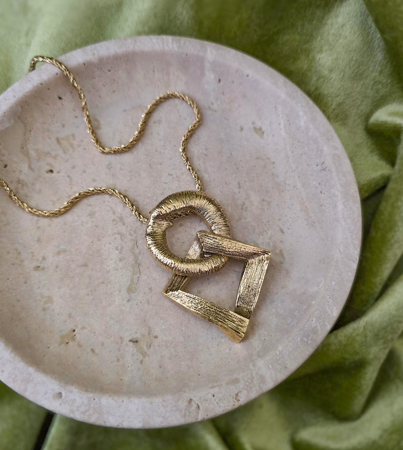 Collier pendentif vintage Yves Saint Laurent