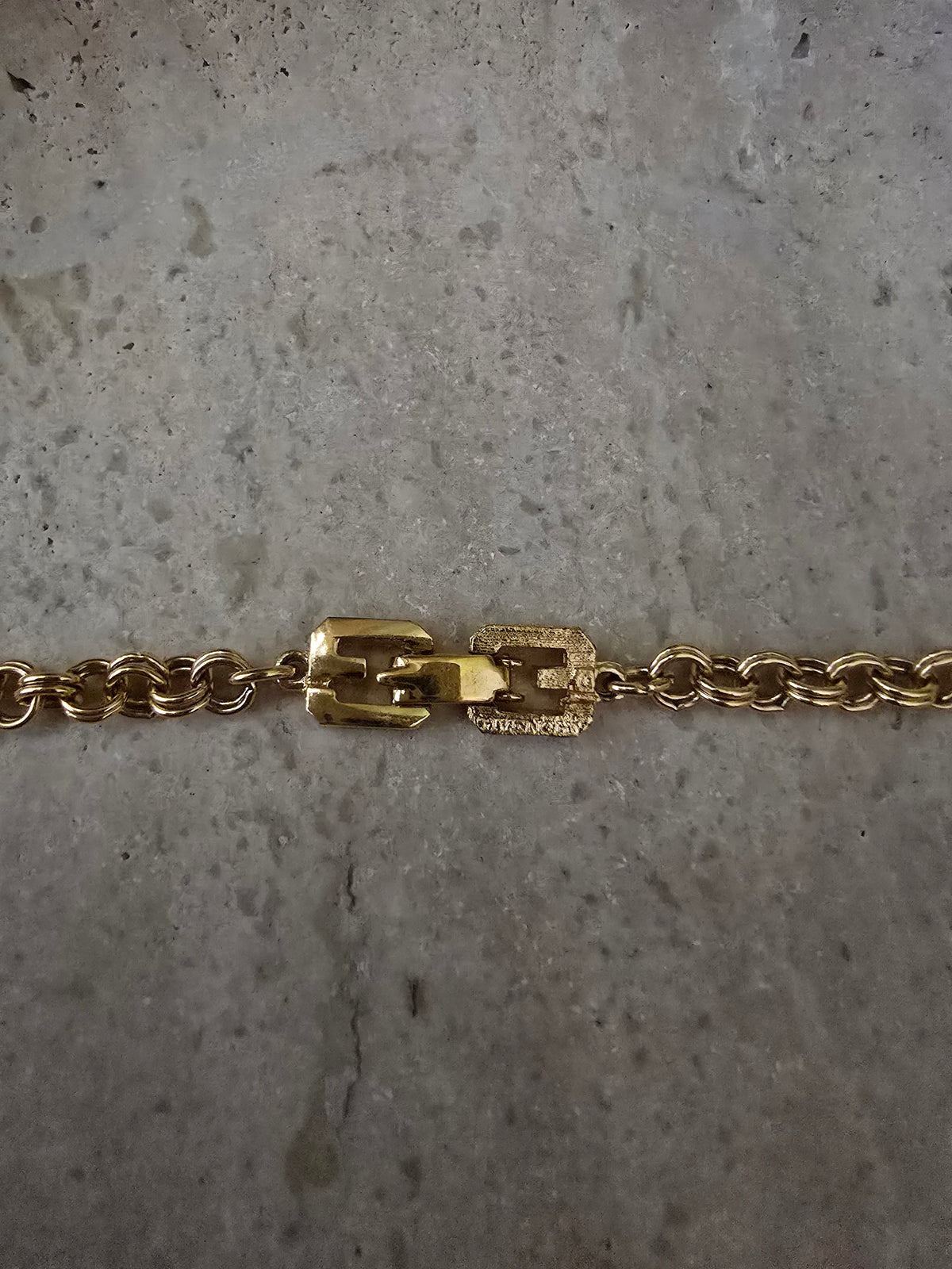 Vintage Givenchy Geometric Sautoir Necklace