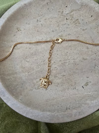 Versace Vintage Gold Crown Pendant Necklace