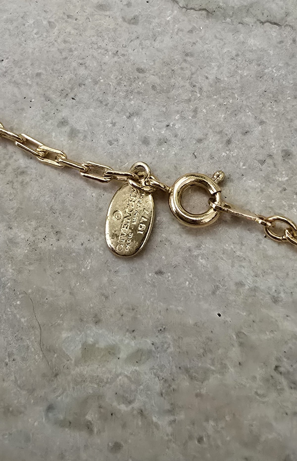 Vintage Givenchy Gold-Tone Double “G” Logo Pendant Necklace