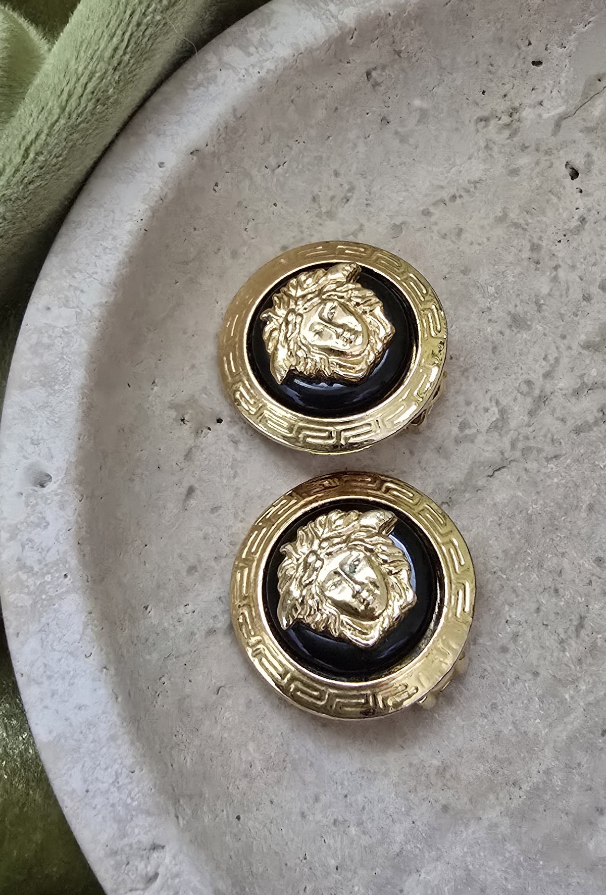 Versace Vintage Clip-On Earrings