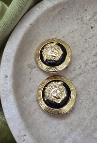 Versace Vintage Clip-On Earrings