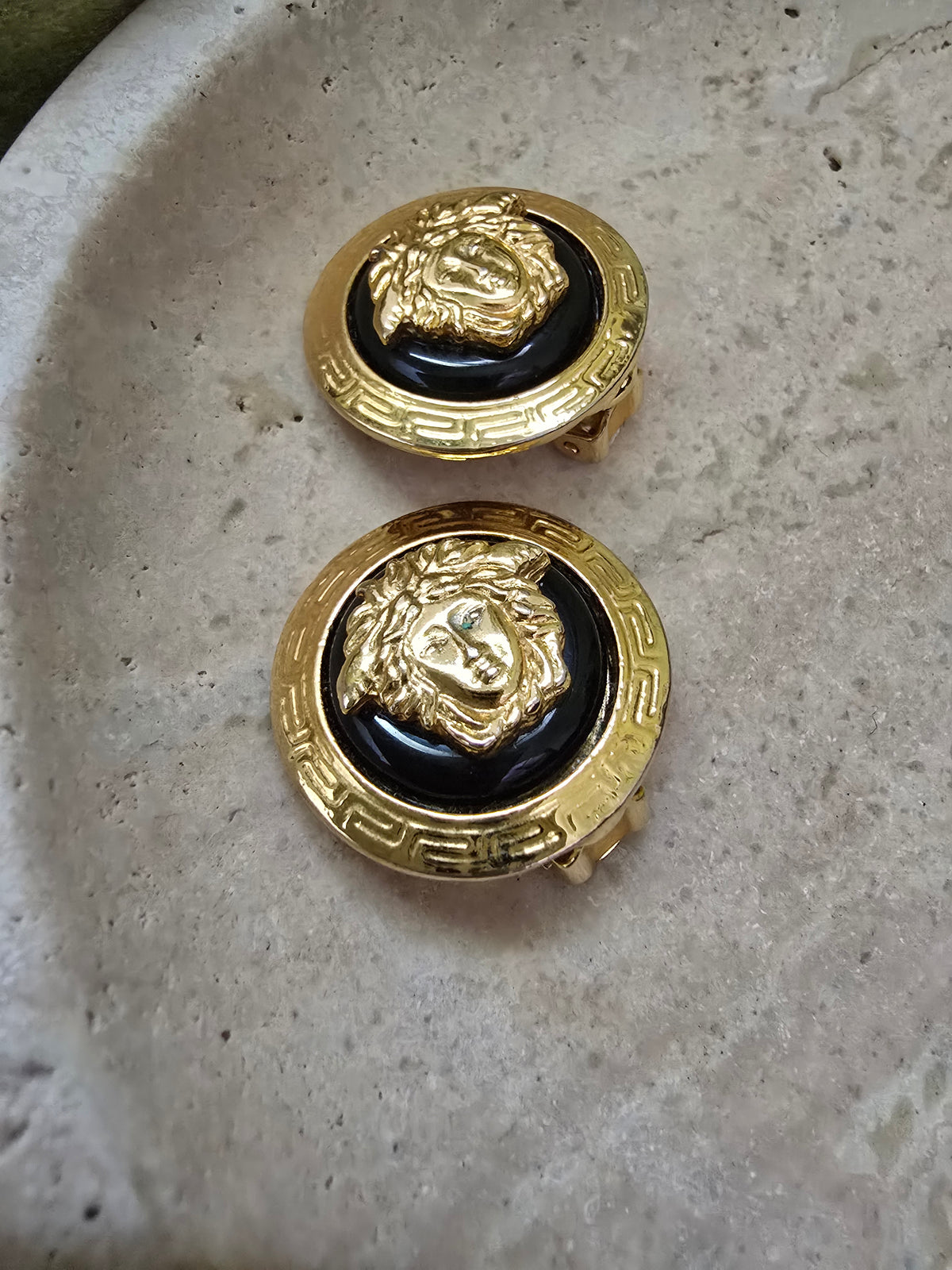 Versace Vintage Clip-On Earrings