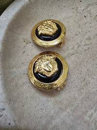Versace Vintage Clip-On Earrings
