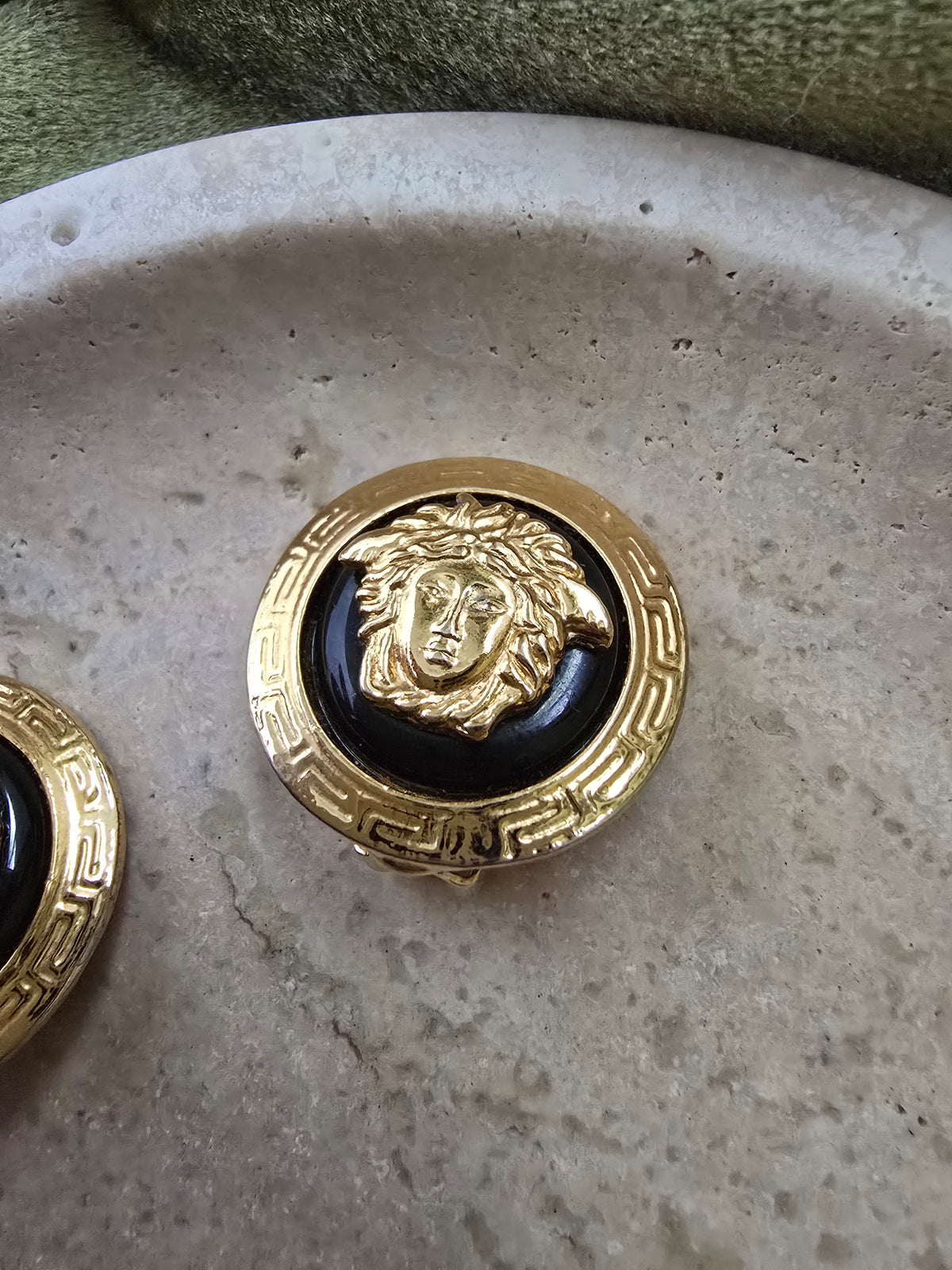 Versace Vintage Clip-On Earrings