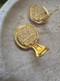 Versace Vintage Clip-On Earrings