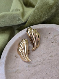 Vintage Givenchy Winged Clip-On Earrings