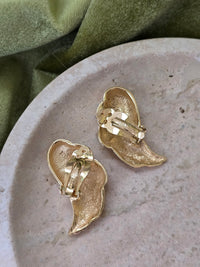 Vintage Givenchy Winged Clip-On Earrings