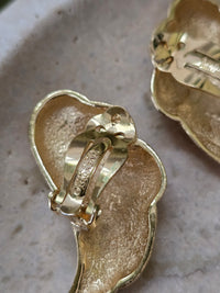 Vintage Givenchy Winged Clip-On Earrings