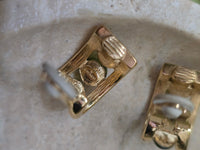 Givenchy Vintage Green Cabochon Clip-On Earrings