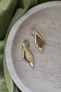 Givenchy Vintage 1980s Gold-Plated Clip-On Earrings