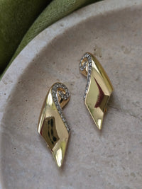Givenchy Vintage 1980s Gold-Plated Clip-On Earrings