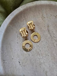 Vintage Celine Clip-On Earrings