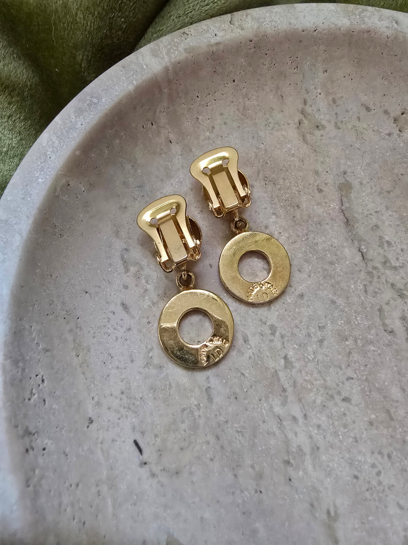Vintage Celine Clip-On Earrings