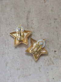 Vintage Givenchy Star Clip-On Earrings