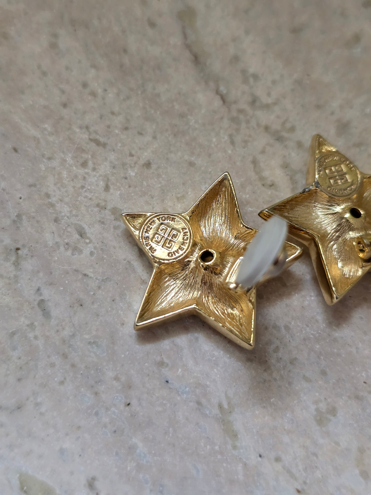 Vintage Givenchy Star Clip-On Earrings