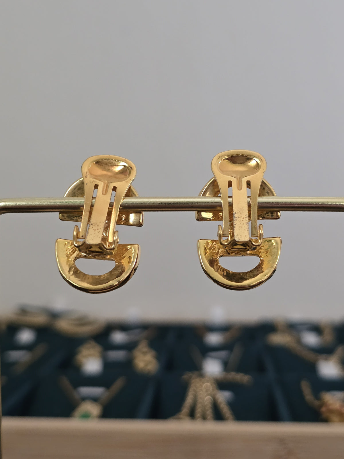 Vintage Celine Clip-On Earrings