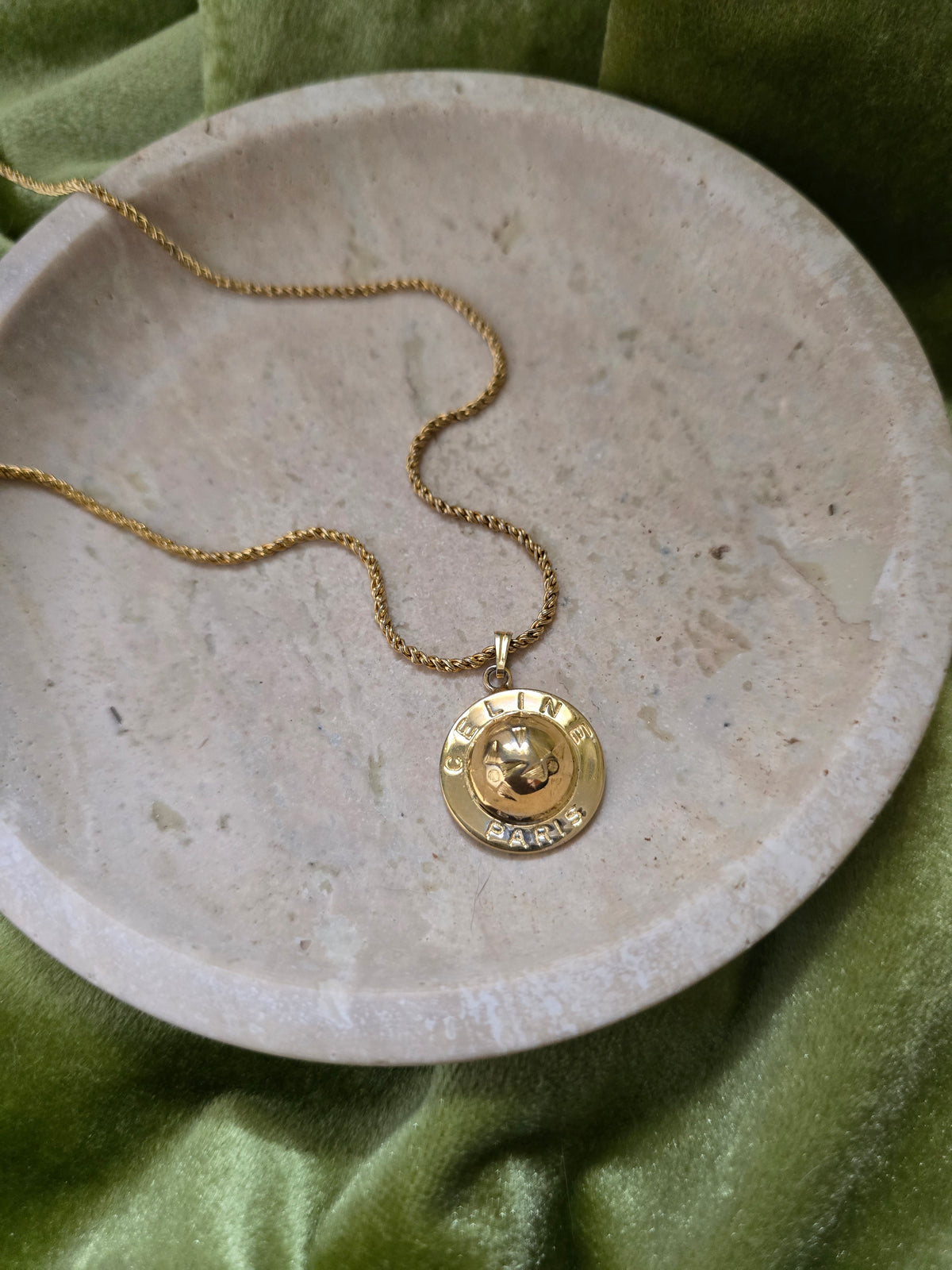 Vintage Celine Starball Set – Earrings & Necklace