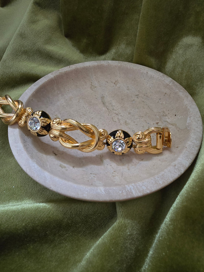 Fendi Vintage Gold-Plated Bracelet – 1990s