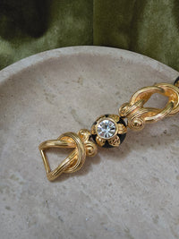 Fendi Vintage Gold-Plated Bracelet – 1990s