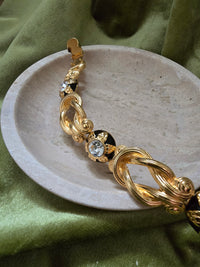 Fendi Vintage Gold-Plated Bracelet – 1990s