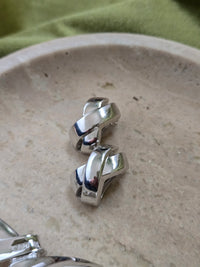 Vintage Dior Parure – Silver Tone Brooch & Clip-On Earrings Set