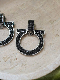 Vintage Salvatore Ferragamo Clip-On Earrings