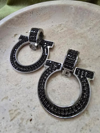 Vintage Salvatore Ferragamo Clip-On Earrings