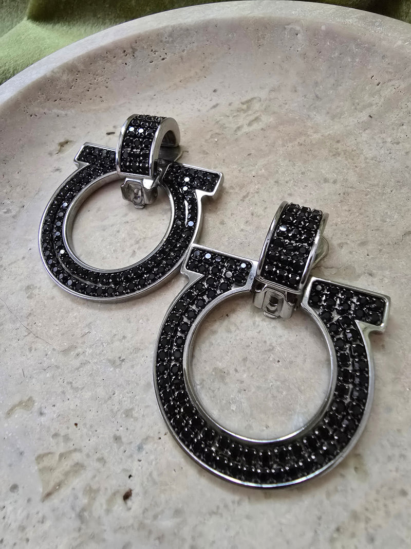 Vintage Salvatore Ferragamo Clip-On Earrings