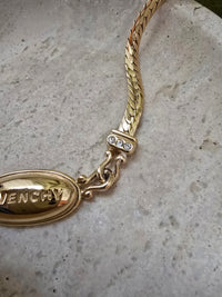 Vintage Givenchy Gold Plated Necklace