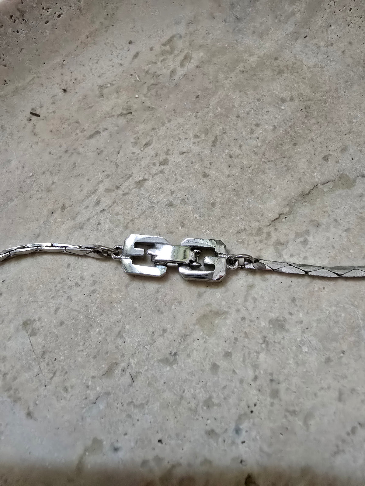 Givenchy Vintage Silver Starfish Pendant Necklace