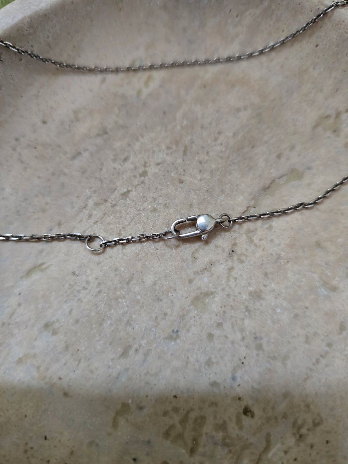 Gucci Vintage Sterling Silver Heart Necklace