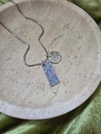 Dior Oblique Logo Necklace