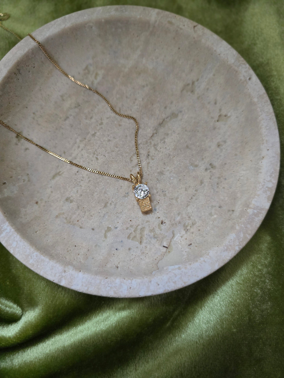 Givenchy Vintage Gold-Plated Pendant Necklace